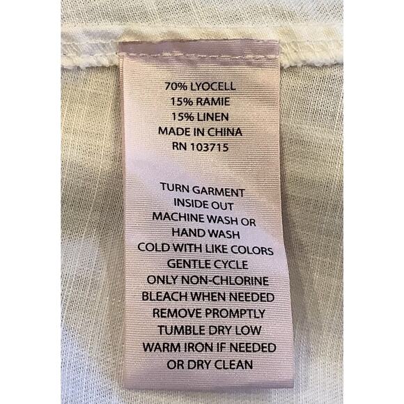 Nanette Lepore Dress Size 14 Sleeveless Cream And White Color Block Frayed Hem - Picture 10 of 15